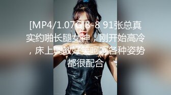 [MP4/1.07G]8-8 91张总真实约啪长腿女神，刚开始高冷，床上调教好笑呵呵各种姿势都很配合