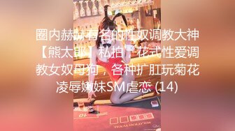 圈内赫赫有名的性奴调教大神【熊太郎】私拍，花式性爱调教女奴母狗，各种扩肛玩菊花凌辱嫩妹SM虐恋 (14)