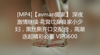 [MP4]【avman獨家】 深夜激情继续 花臂纹身良家小少妇，黑丝撕开口交配合，高潮迭起精彩必看 VIP0600