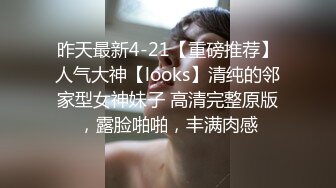 昨天最新4-21【重磅推荐】人气大神【looks】清纯的邻家型女神妹子 高清完整原版，露脸啪啪，丰满肉感