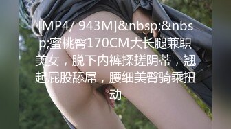 [MP4/ 943M]&nbsp;&nbsp;蜜桃臀170CM大长腿兼职美女，脱下内裤揉搓阴蒂，翘起屁股舔屌，腰细美臀骑乘扭动